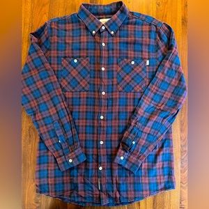 Frank And Oak Plaid Flannel Shirt